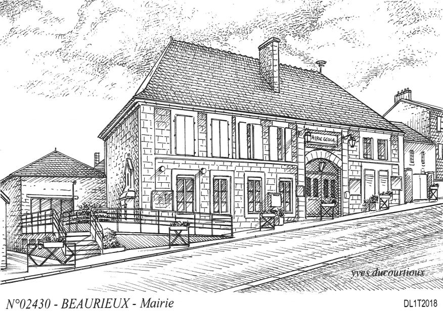 N 02430 - BEAURIEUX - mairie