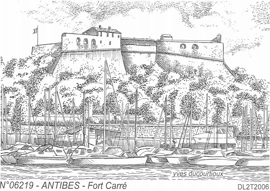 N 06219 - ANTIBES - fort carr�