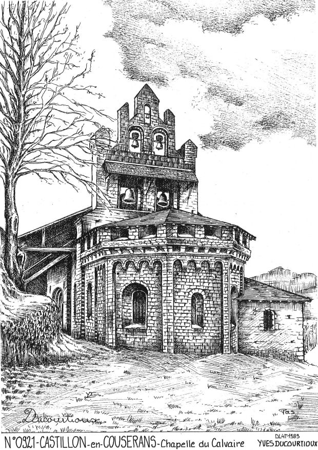 N 09021 - CASTILLON EN COUSERANS - chapelle du calvaire