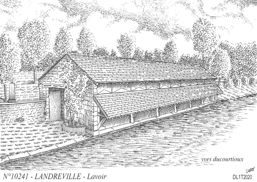 N 10241 - LANDREVILLE - lavoir