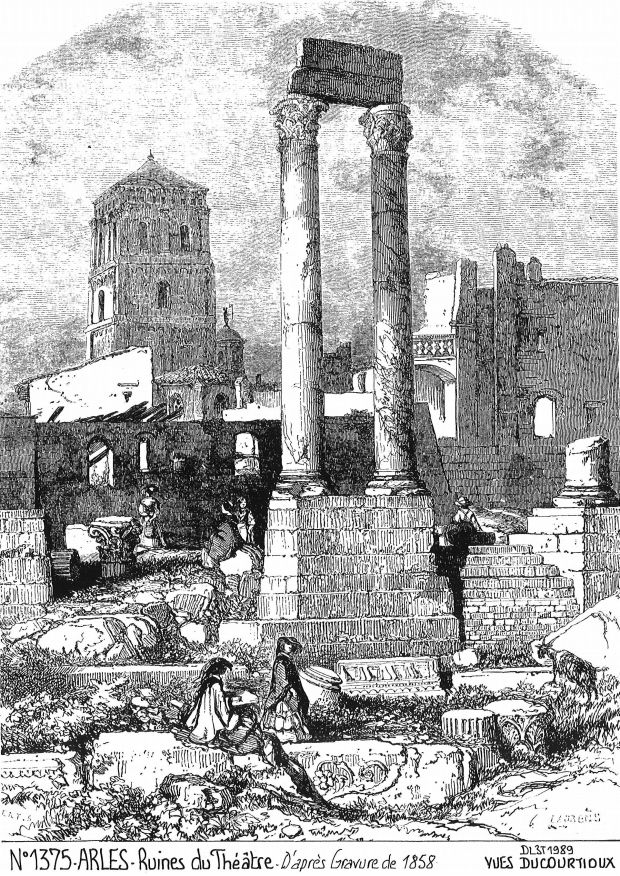N 13075 - ARLES - ruines du th��tre�