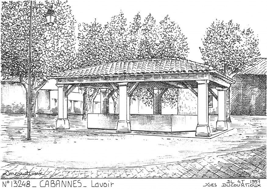 N 13248 - CABANNES - lavoir