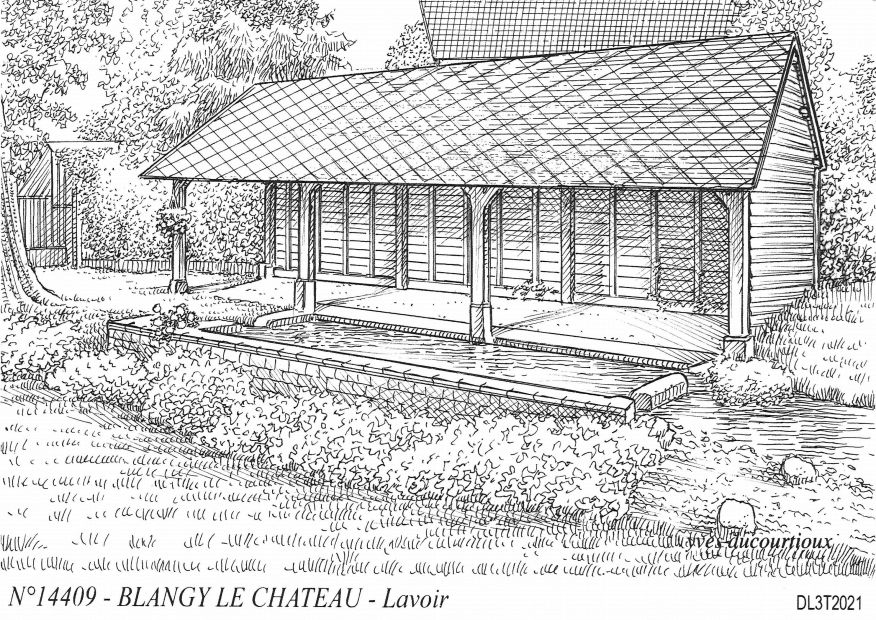 N 14409 - BLANGY LE CHATEAU - lavoir