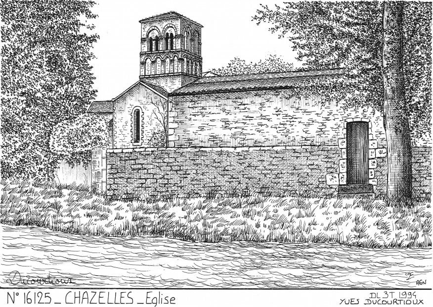N 16125 - CHAZELLES - glise