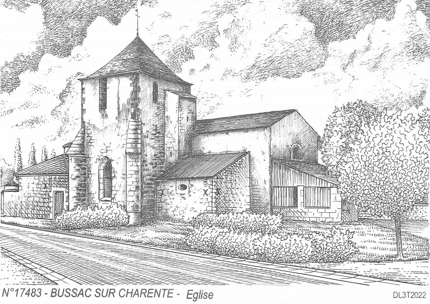 N 17483 - BUSSAC SUR CHARENTE - glise