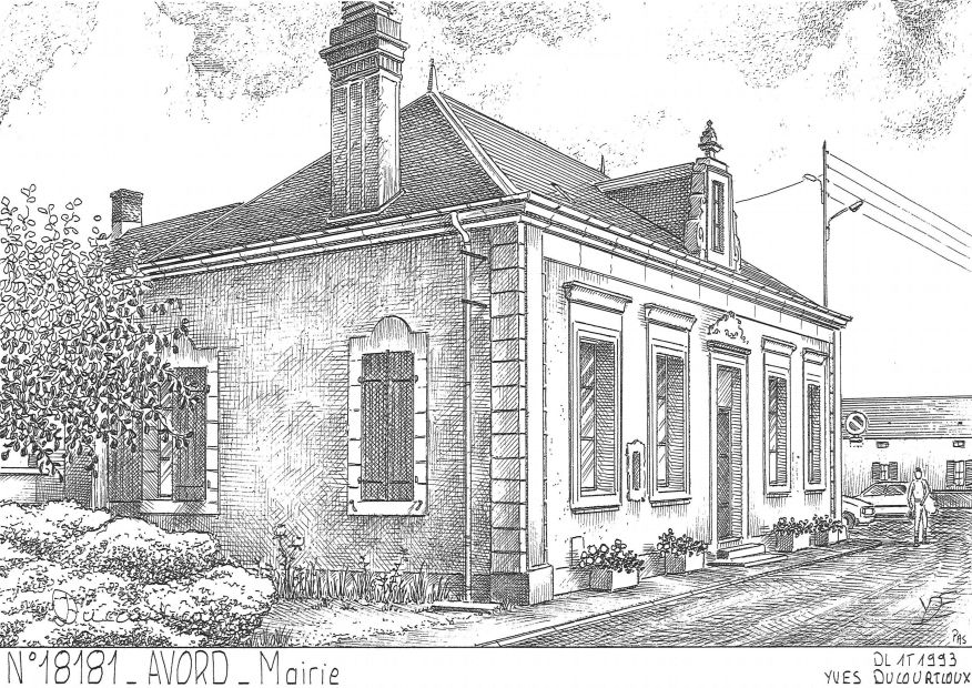 N 18181 - AVORD - mairie