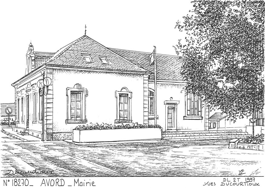 N 18270 - AVORD - mairie