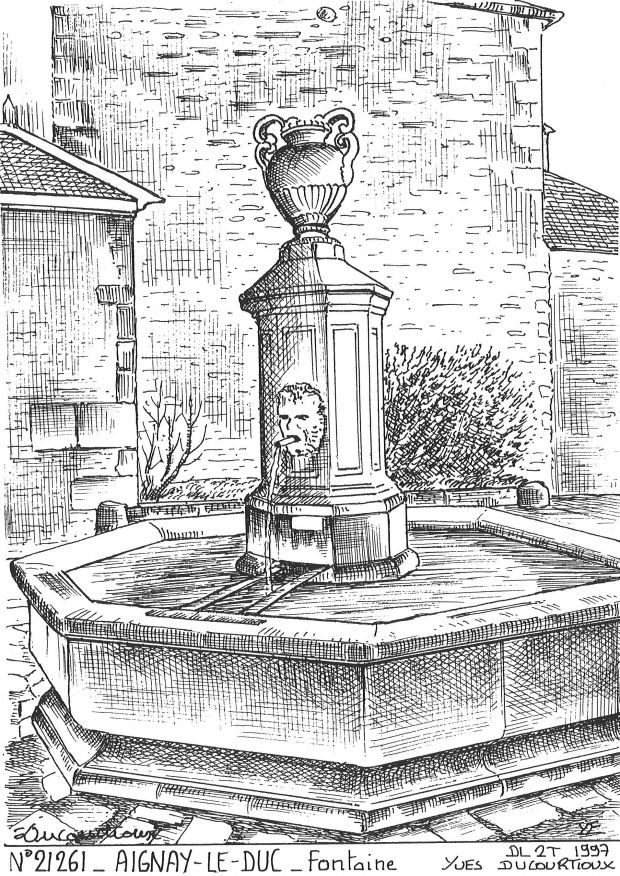 N 21261 - AIGNAY LE DUC - fontaine
