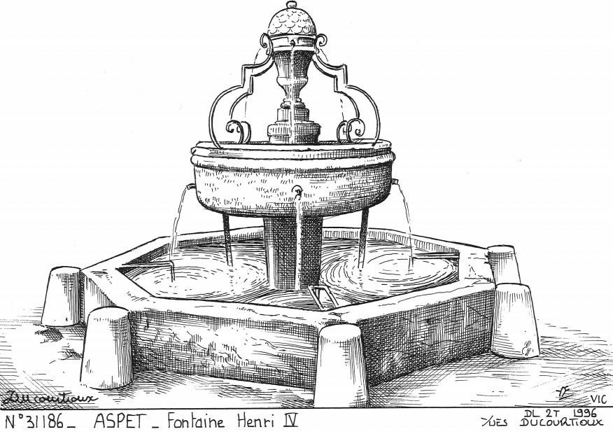 N 31186 - ASPET - fontaine henri IV