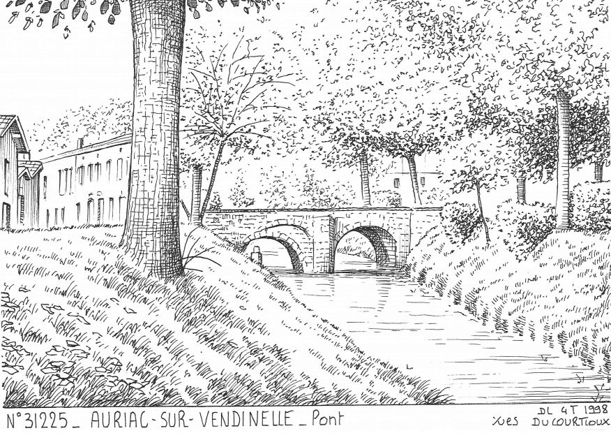 N 31225 - AURIAC SUR VENDINELLE - pont