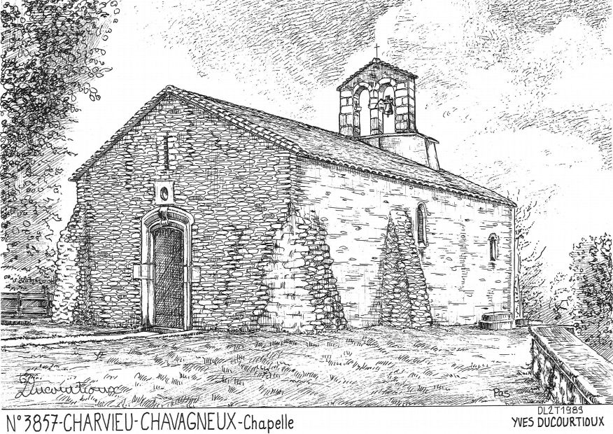 N 38057 - CHARVIEU CHAVAGNEUX - chapelle