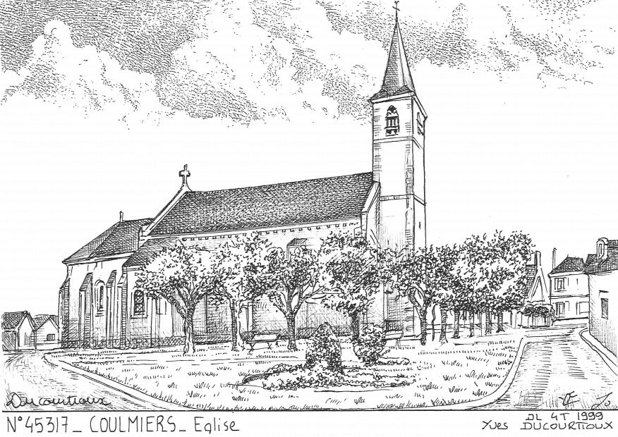 N 45317 - COULMIERS - glise