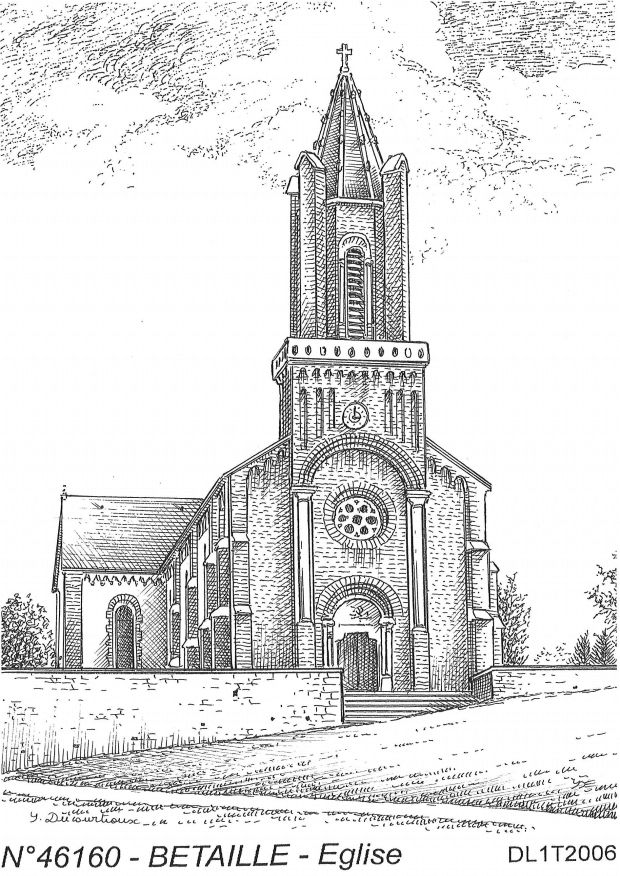 N 46160 - BETAILLE - glise