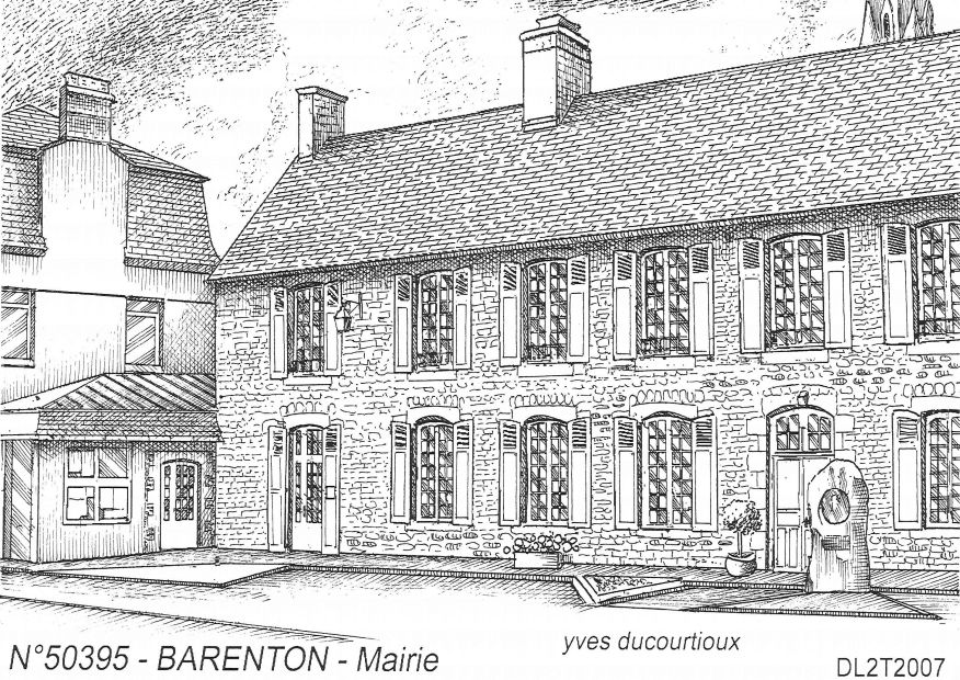 N 50395 - BARENTON - mairie