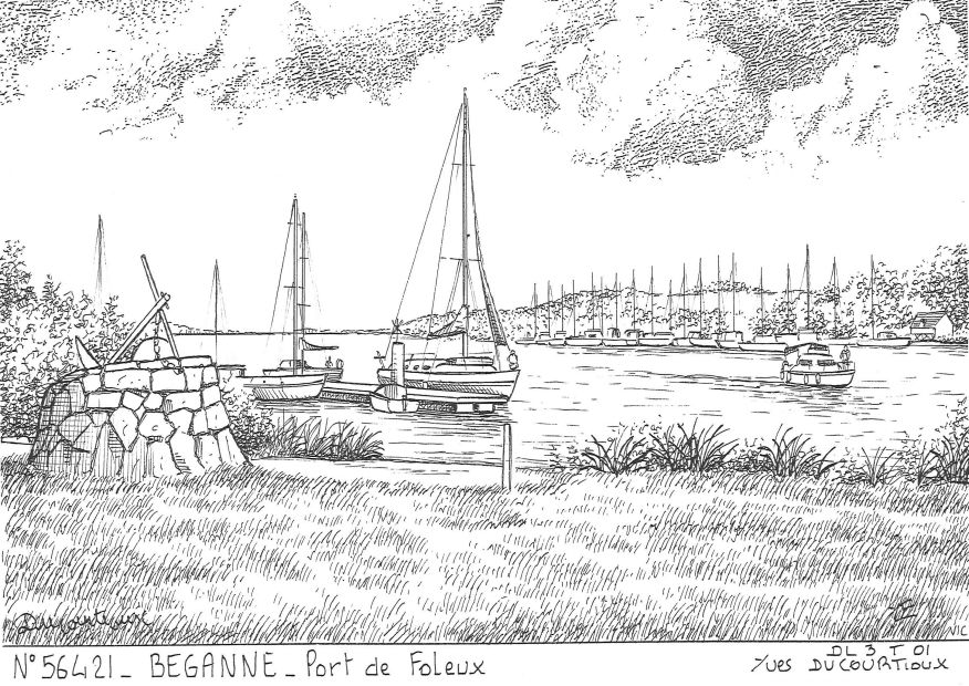 N 56421 - BEGANNE - port de foleux