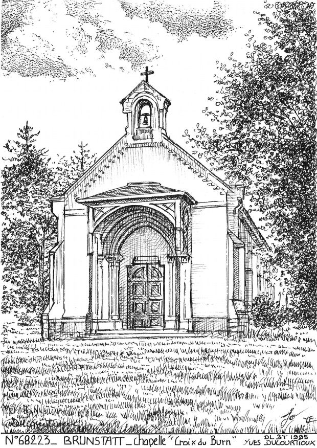 N 68223 - BRUNSTATT - chapelle  croix du burn