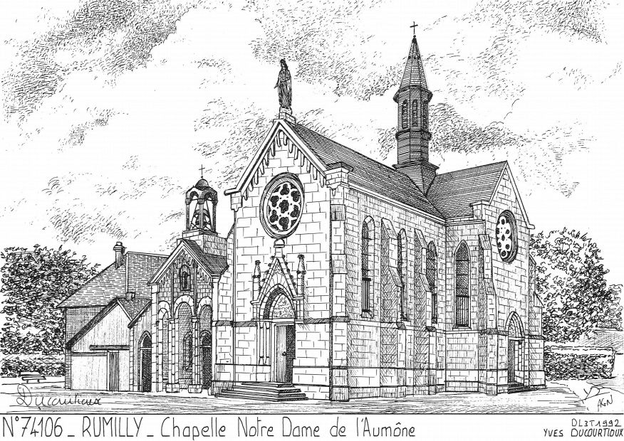 N 74106 - RUMILLY - chapelle notre dame de l aymn