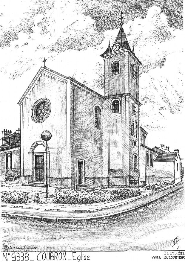 N 93038 - COUBRON - �glise