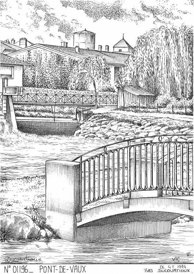 Souvenirs PONT DE VAUX - vue