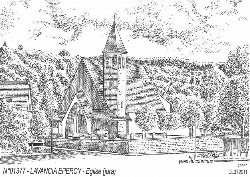 Cartes postales LAVANCIA EPERCY - glise