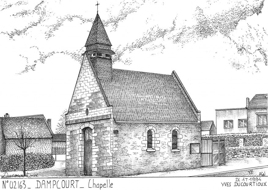 Cartes postales MAREST DAMPCOURT - chapelle de dampcourt