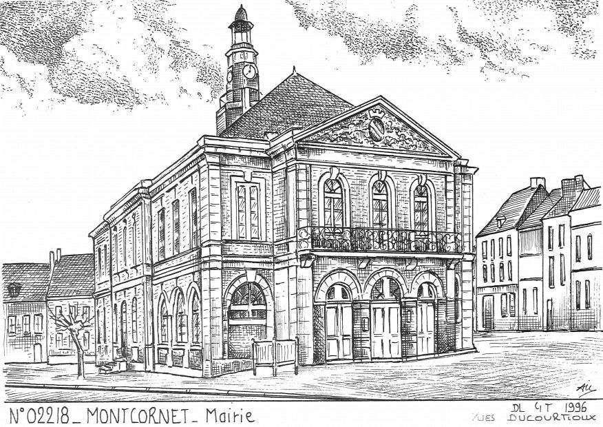 Souvenirs MONTCORNET - mairie