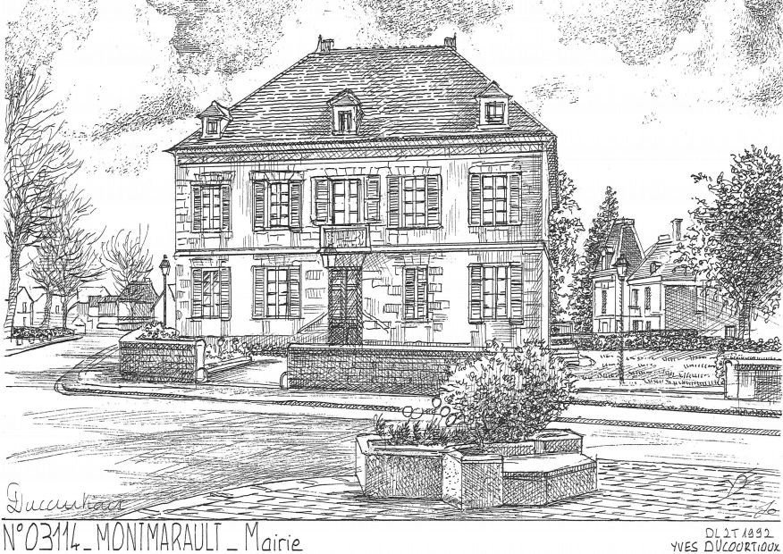 Souvenirs MONTMARAULT - mairie