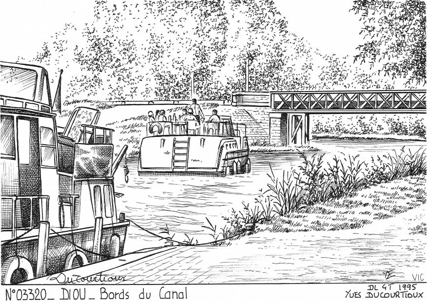 Souvenirs DIOU - bords du canal