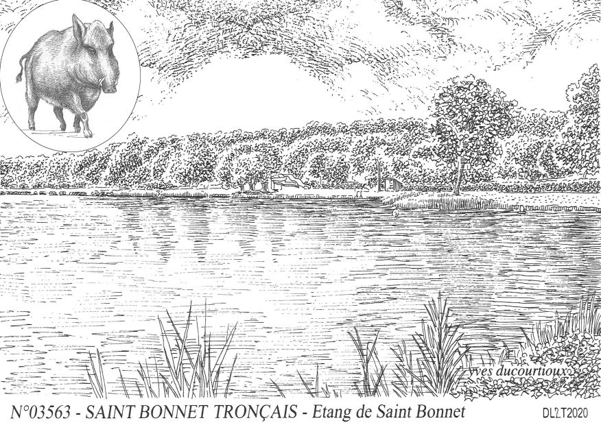 Souvenirs SAINT BONNET TRONCAIS - tang de saint bonnet