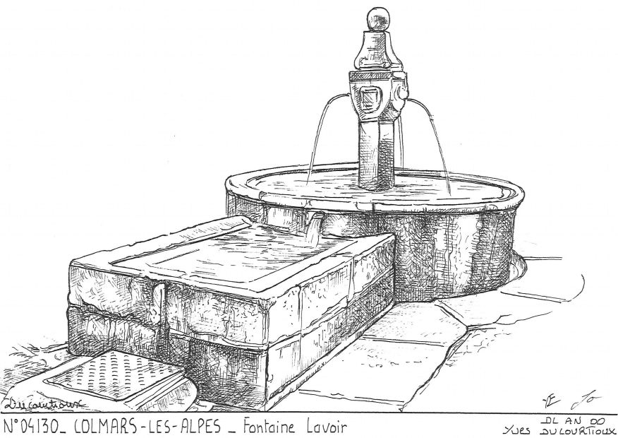 Souvenirs COLMARS LES ALPES - fontaine lavoir