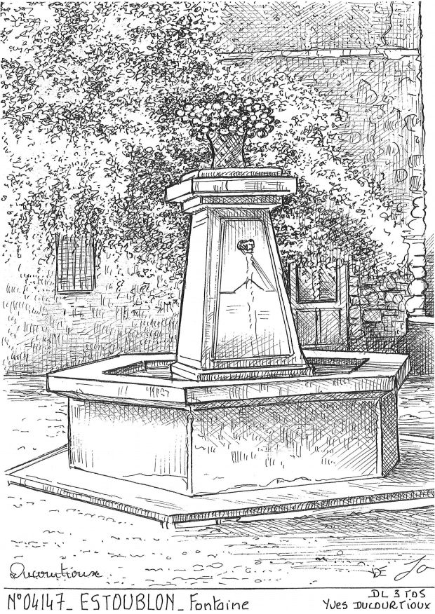 Souvenirs ESTOUBLON - fontaine
