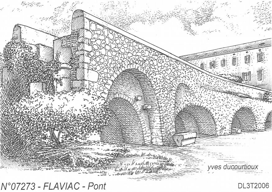 Cartes postales FLAVIAC - pont