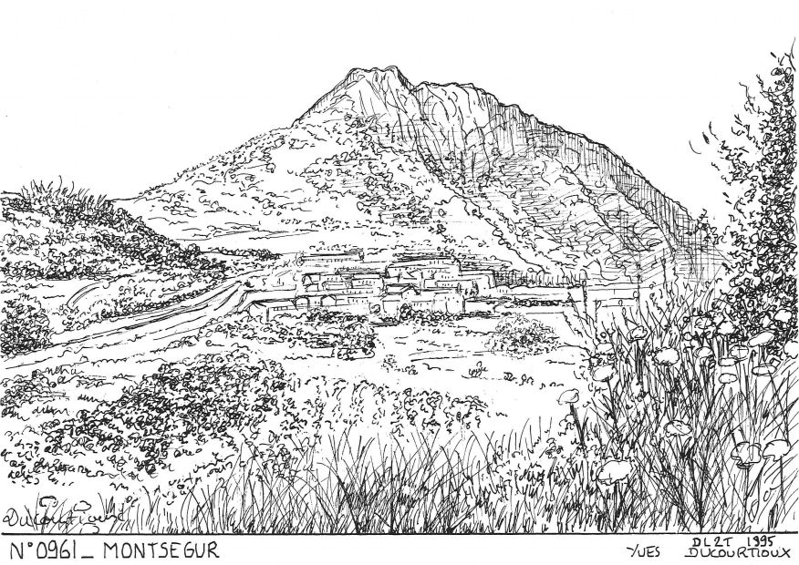 Cartes postales MONTSEGUR - vue