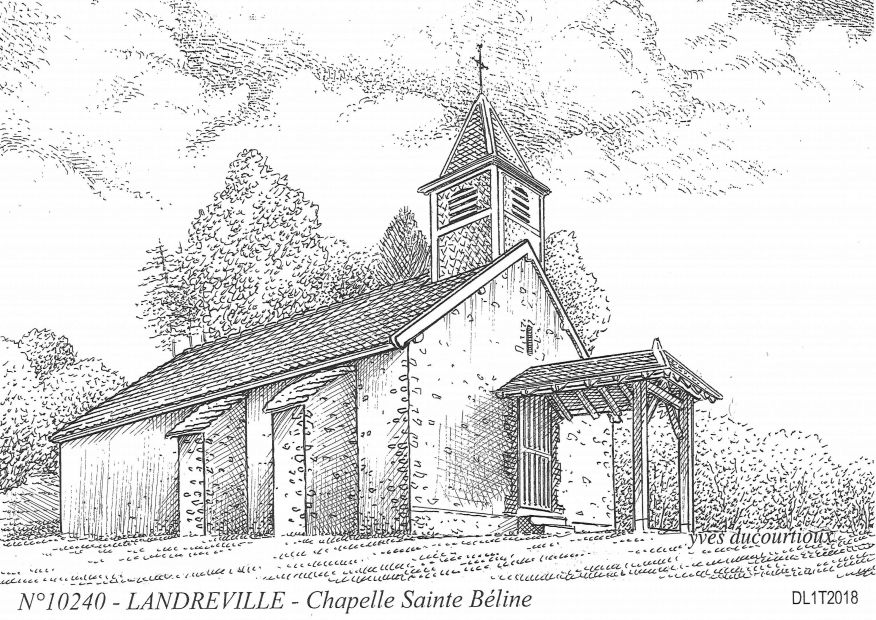 Cartes postales LANDREVILLE - chapelle ste bline
