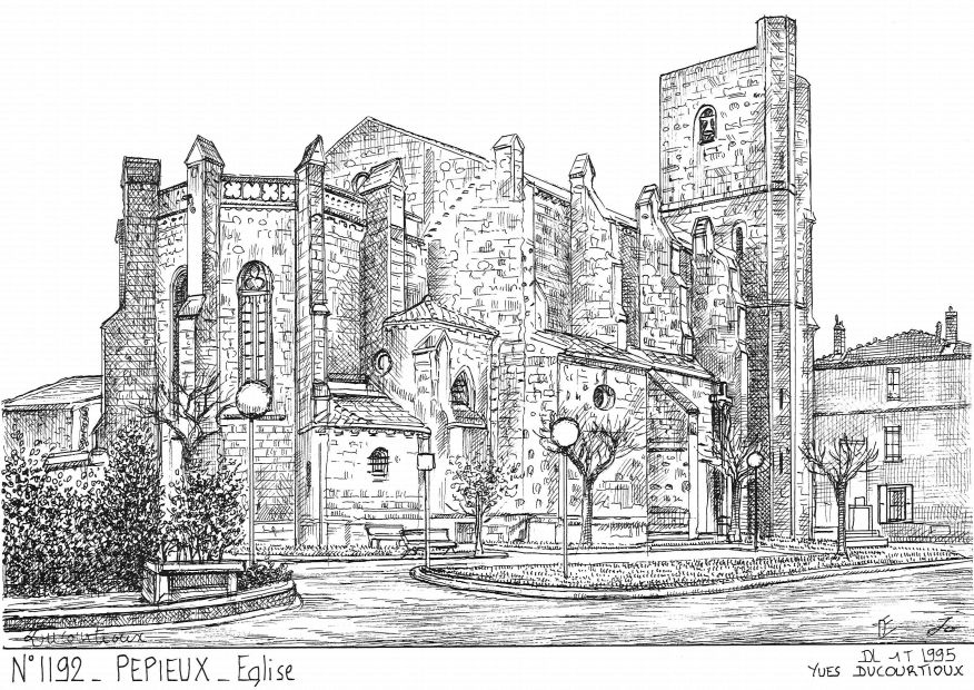 Cartes postales PEPIEUX - �glise