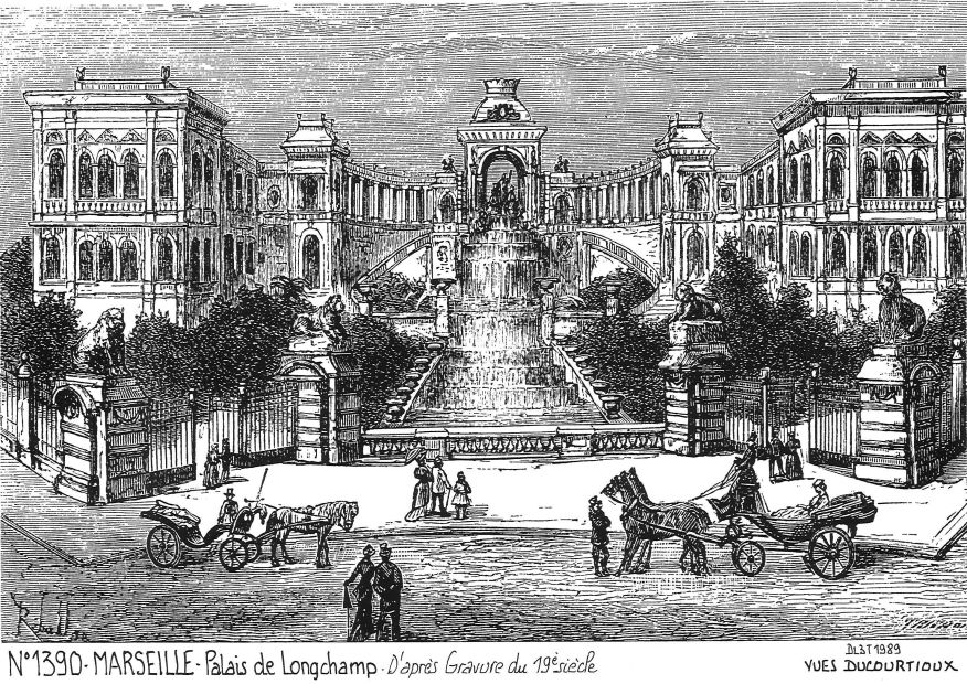 Souvenirs MARSEILLE - palais de longchamp