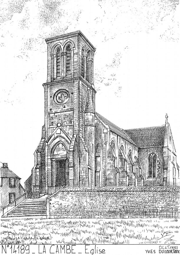 Cartes postales LA CAMBE - �glise