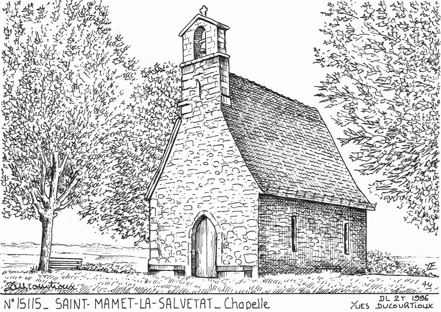 Cartes postales ST MAMET LA SALVETAT - chapelle