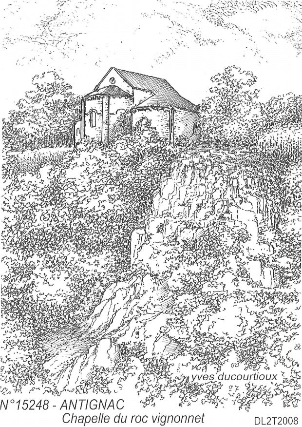 Cartes postales ANTIGNAC - chapelle du roc vignonnet
