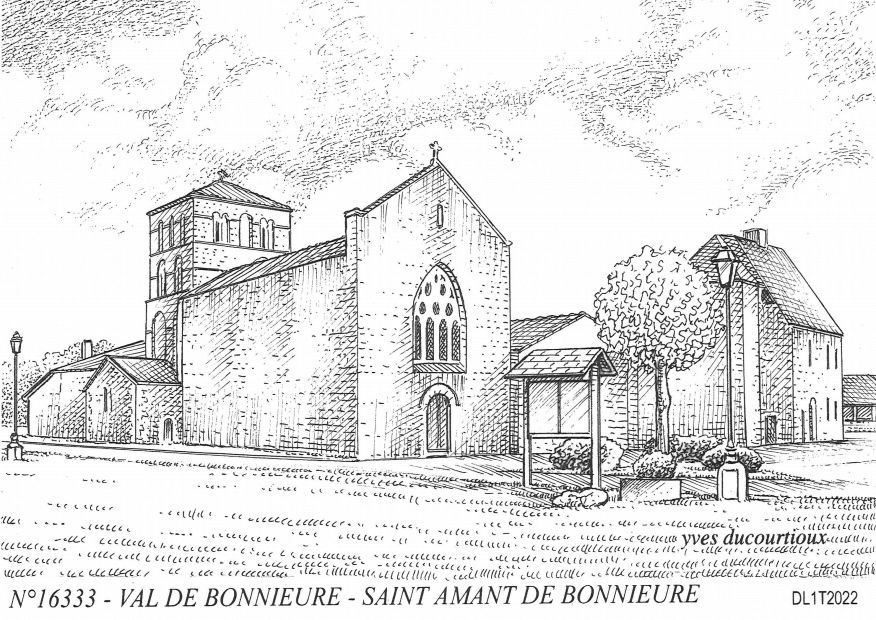 Souvenirs ST AMANT DE BONNIEURE - glise