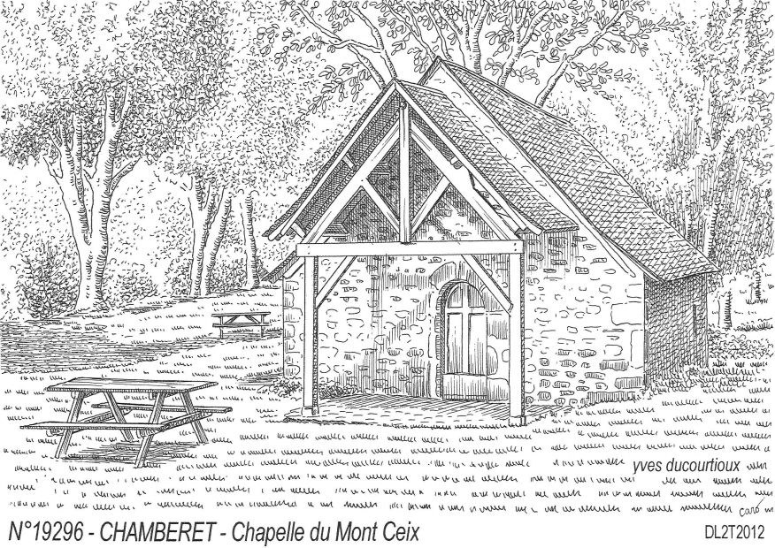 Cartes postales CHAMBERET - chapelle du mont ceix