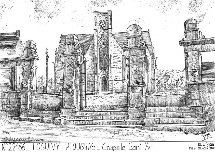 Souvenirs LOGUIVY PLOUGRAS - chapelle st yvi