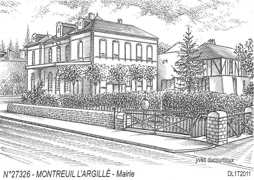 Cartes postales MONTREUIL L ARGILLE - mairie