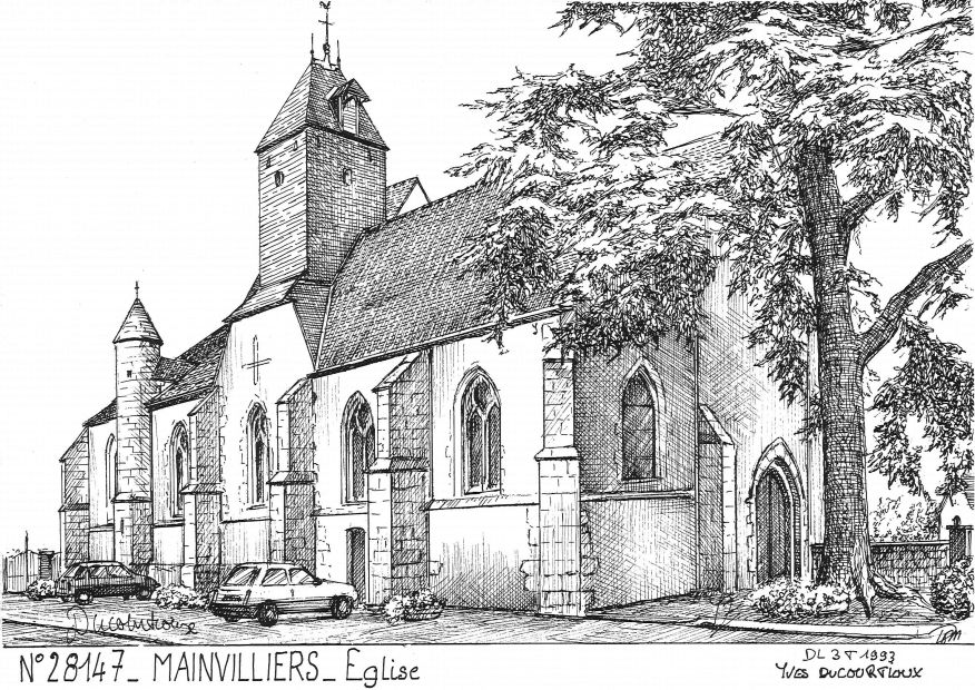 Cartes postales MAINVILLIERS - glise