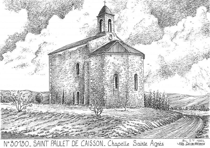 Souvenirs ST PAULET DE CAISSON - chapelle ste agns