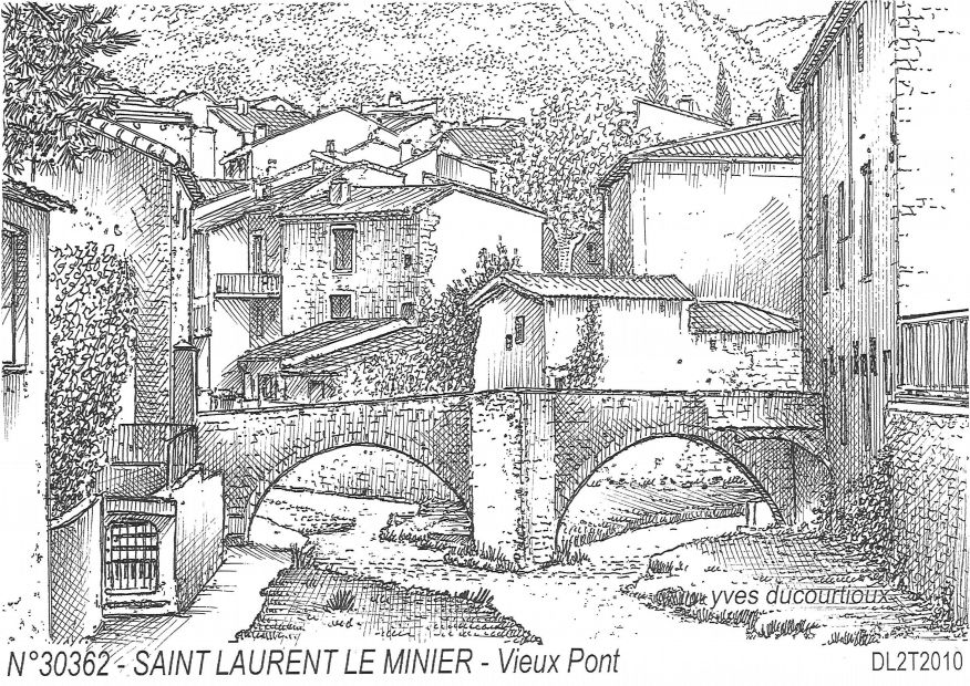 Souvenirs ST LAURENT LE MINIER - vieux pont