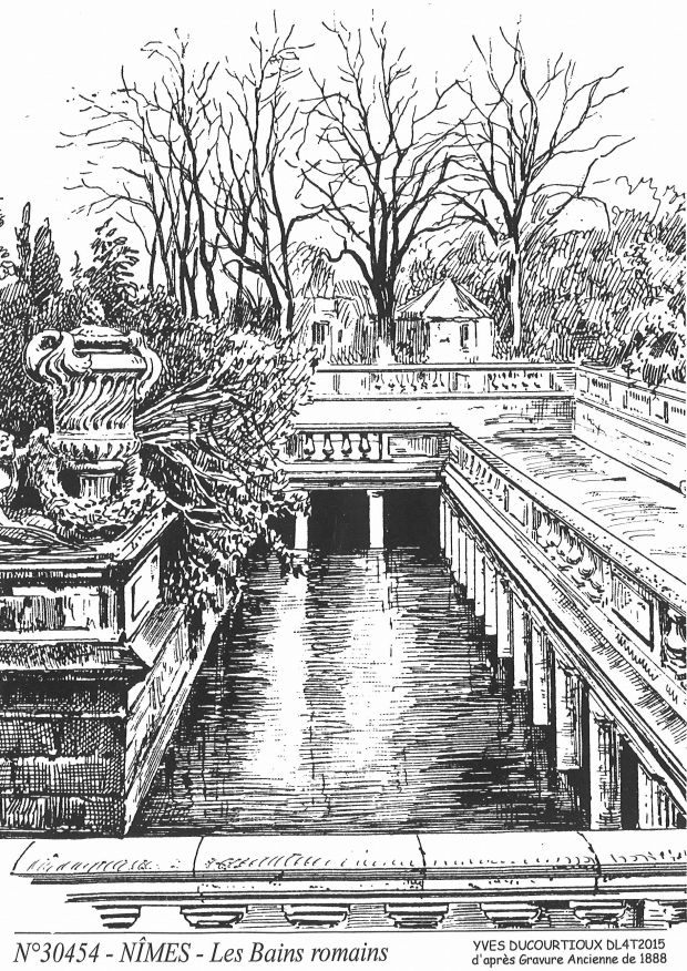 Souvenirs NIMES - les bains romains