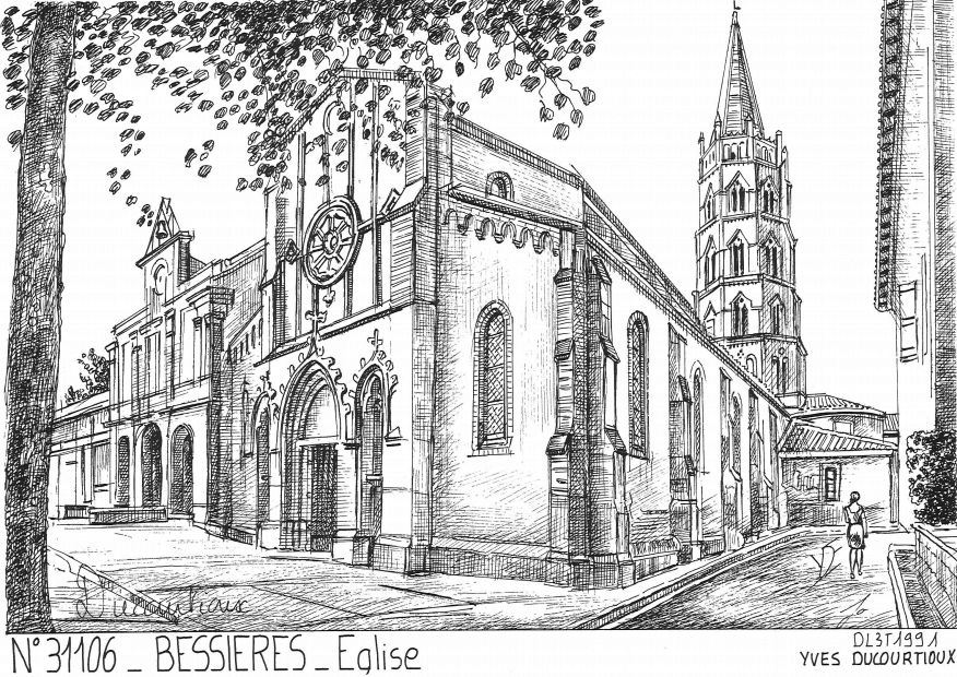 Cartes postales BESSIERES - glise