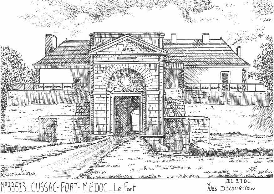 Cartes postales CUSSAC FORT MEDOC - le fort
