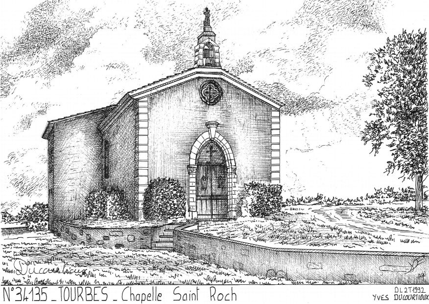 Cartes postales TOURBES - chapelle st roch